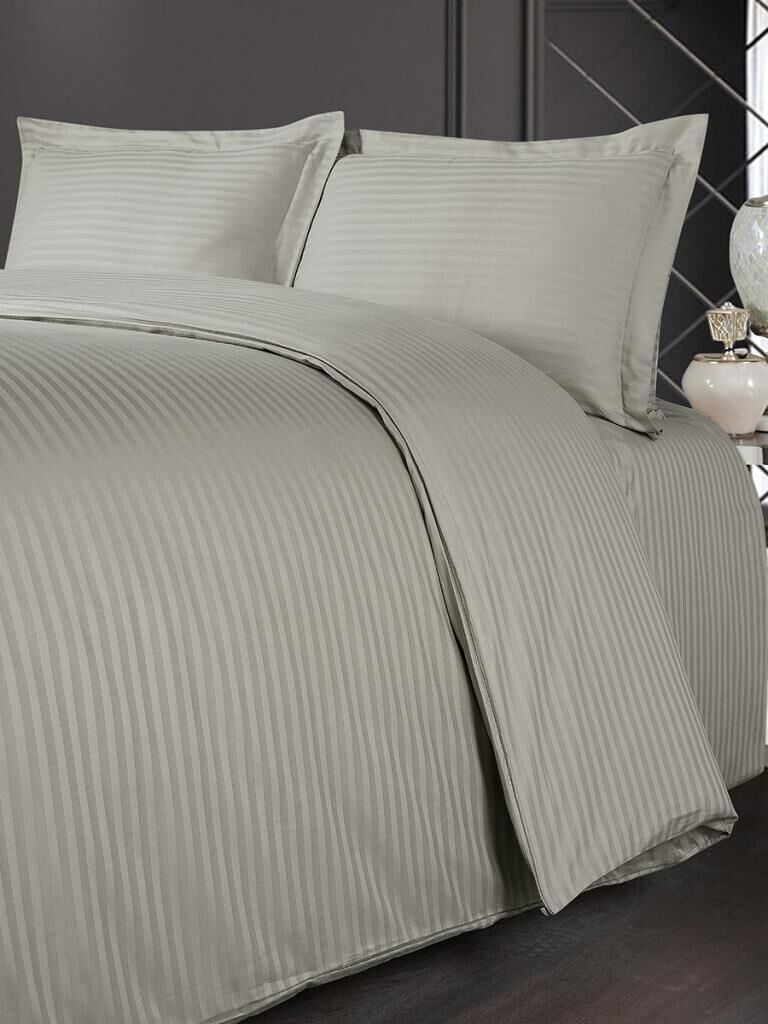Nevresim Takımı Çizgili Cotton 200x220
