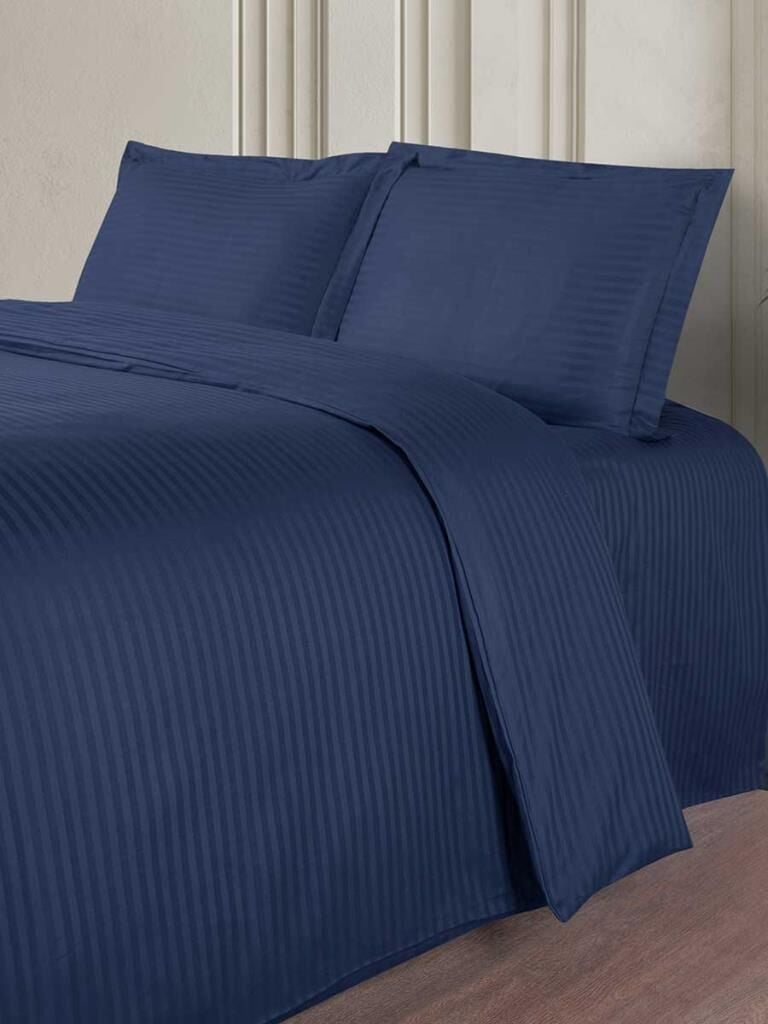 Nevresim Takımı Çizgili Cotton 200x220