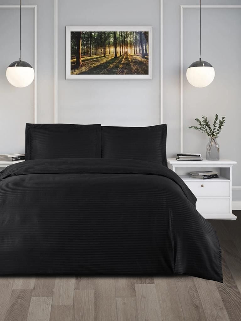 Nevresim Takımı Çizgili Cotton 200x220