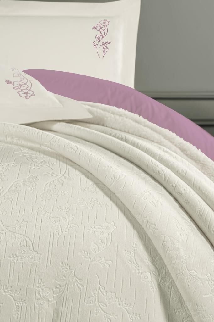 Çift Kişilik Dream Battanıyelı Nevresım Setı Talıa Puce 200X220