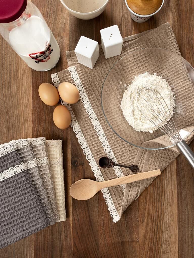 Mutfak Havlusu 40x60 cm 5’li Set Torshon Güpürlü Kopenaki