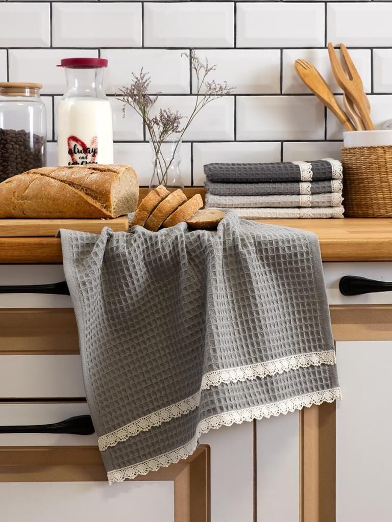 Mutfak Havlusu 40x60 cm 5’li Set Torshon Güpürlü Kopenaki