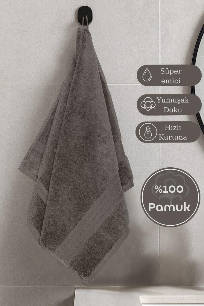 Pamuk Tekli Havlu Karna Premıum Ramse - 50 x 90