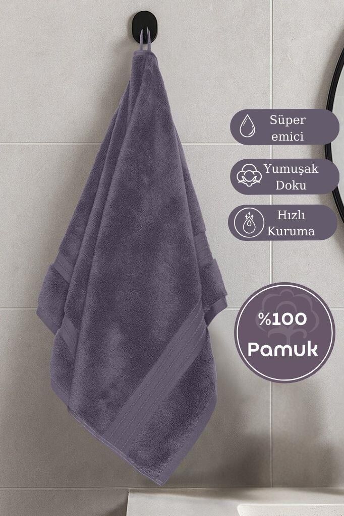 Pamuk Tekli Havlu Karna Premıum Ramse - 50 x 90