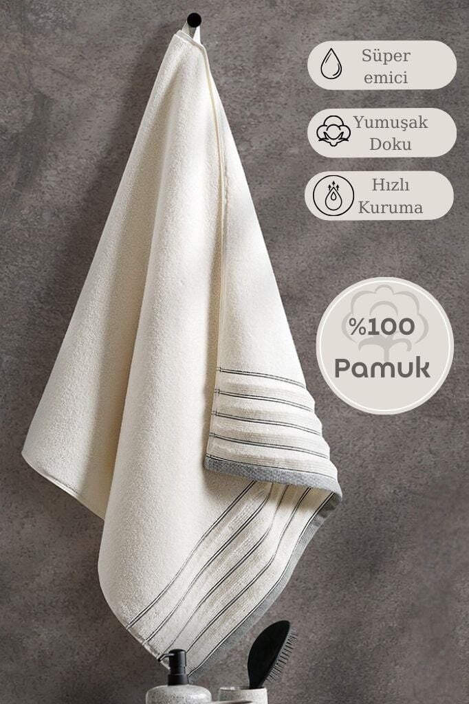 Tekli Havlu Mıcro Pamuk Eco Karna Vesta - 50 x 90
