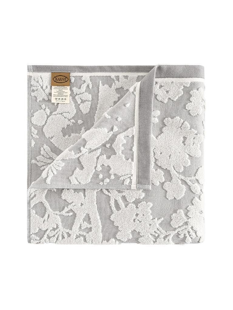 Pamuk Tekli Havlu Jakarlı Karna Eco Batıs - 70 x 140