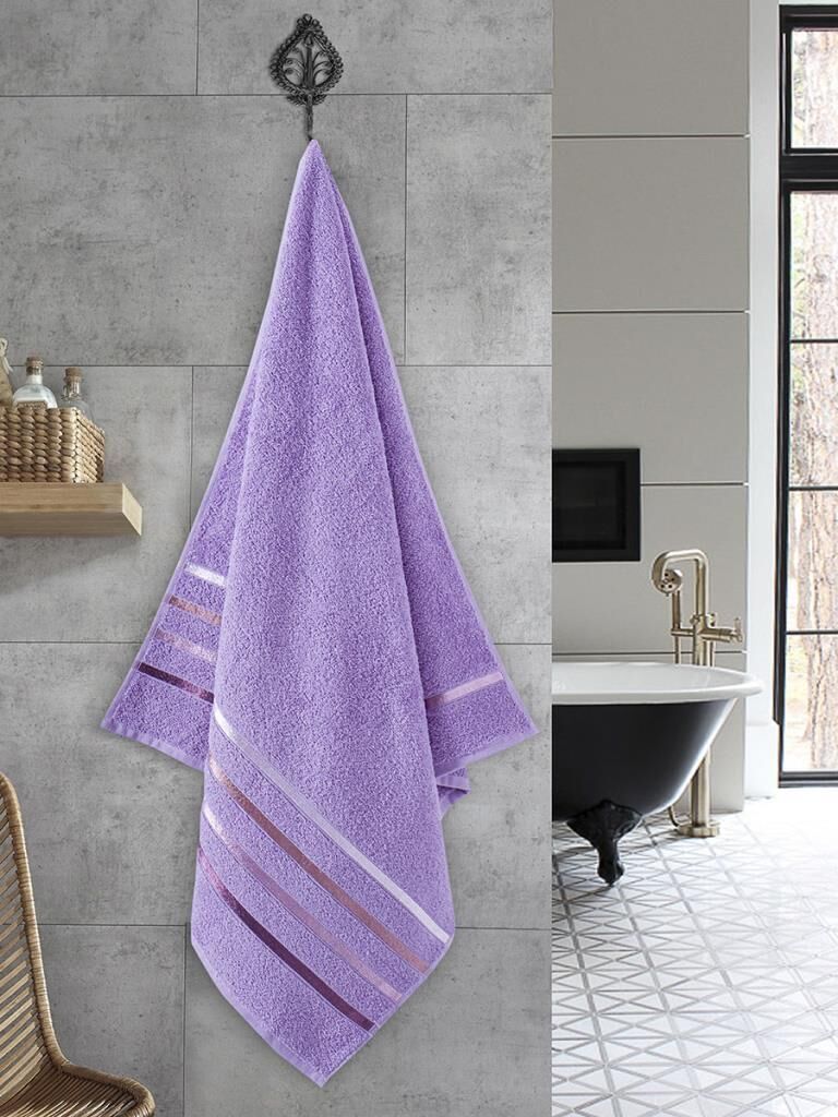 Pamuk Havlu Tekli Tekli Premium Bale Premium 70x140 cm