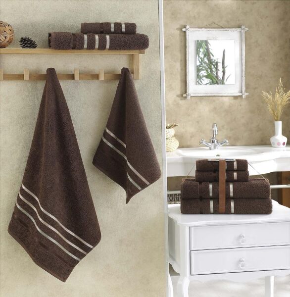 Banyo Havlu Seti 4 Lü Bale Premium - 70X140cm x2 / 50x90cm x2