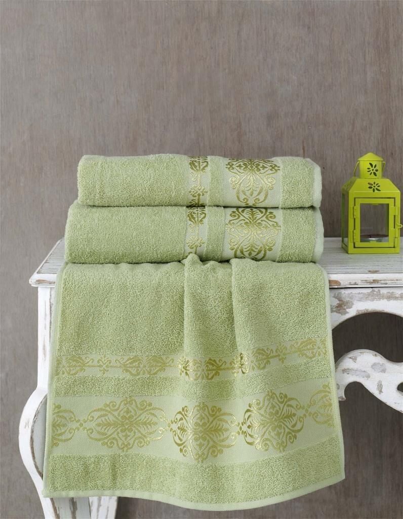 Cotton Jakarlı Rebeka Desenli El Havlusu 50x90