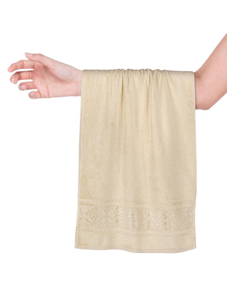 Bambu Havlu Takımı Doğal ve Yumuşak Dokulu 50x90