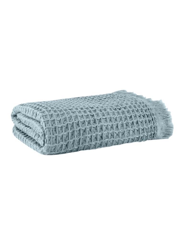 Gofre Dokulu Pamuk Havlu Takımı Yumuşak ve Hızlı Kuruyan 70x140