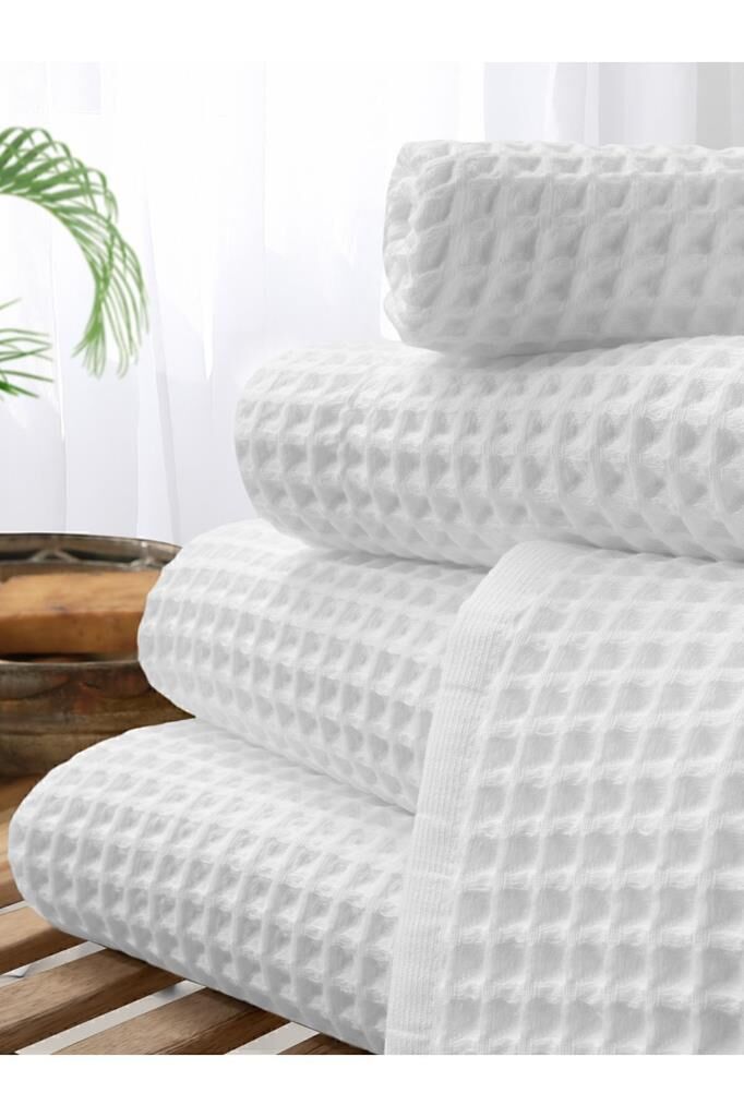 Plaj Havlusu 4 Lü Havlu Takımı Torshon Korent 40x80 - 70x140