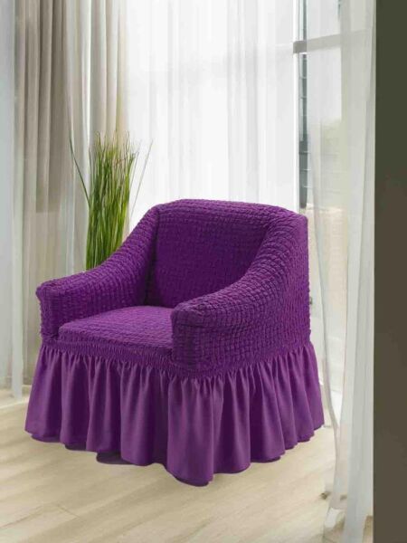 Pamuklu Tekli Koltuk Örtüsü