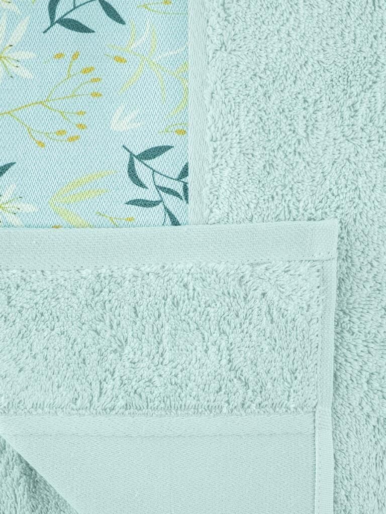 Pamuk Havlu Takımı Jasmin Yumuşak Dokulu ve Renkli 50x90 50 X 90 - Su Yeşili