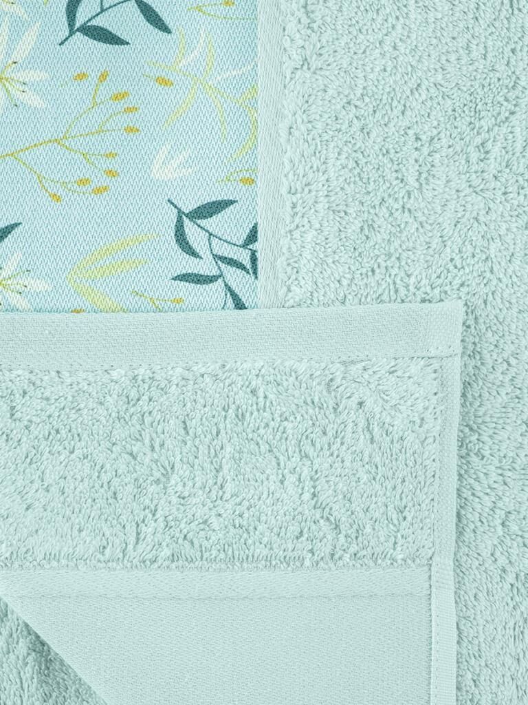 Pamuk Havlu Takımı Jasmin Yumuşak Dokulu ve Renkli 50x90 50 X 90 - Su Yeşili