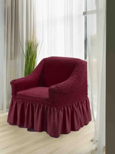 Tekli Pamuklu Koltuk Örtüsü Strech