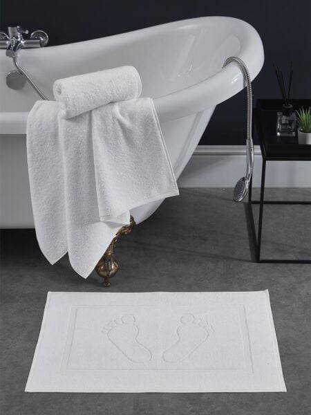 Karna Hotel Serisi Gravel Havlu Seti 70x140 Beyaz - 70 X 140