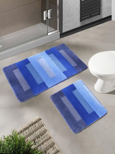 Banyo Paspası Gold Elegance 2’li Set 60x100 cm Asorti-3 - 60 x 100