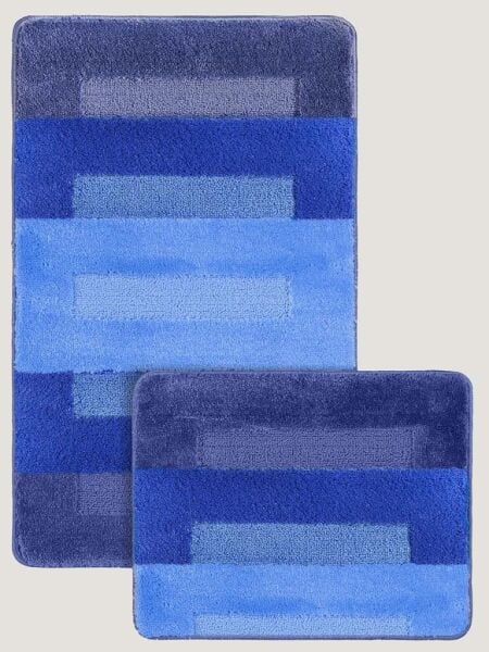 Banyo Paspası Gold Elegance 2’li Set 60x100 cm Asorti-3 - 60 x 100