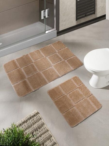 Banyo Paspası Gold Elegance 2’li Set 60x100 cm Asorti-6 - 60 x 100