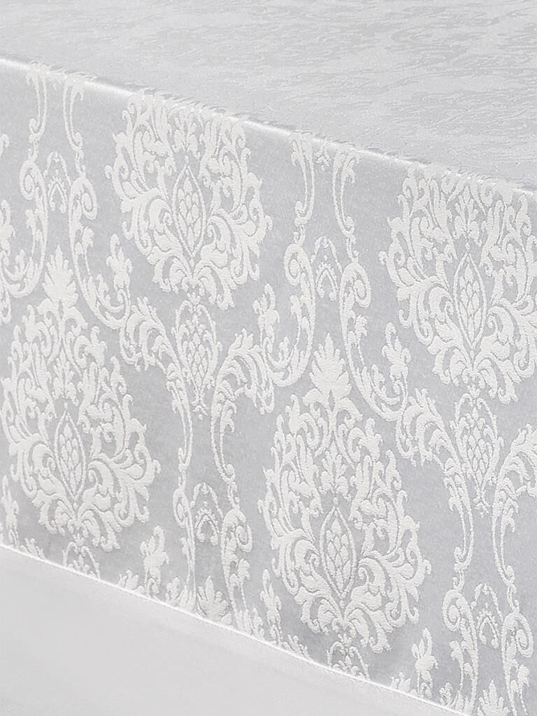 Bordürlü Damask Coton Masa Örtüsü