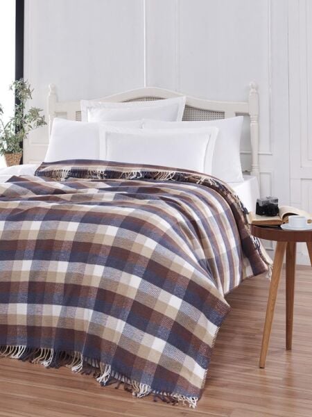 Pamuklu Tv Diz Battaniyesi Hare