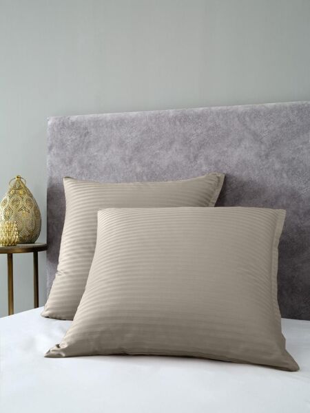 Yastık Kılıfı 2 li Pamuk Saten Karna 70x70