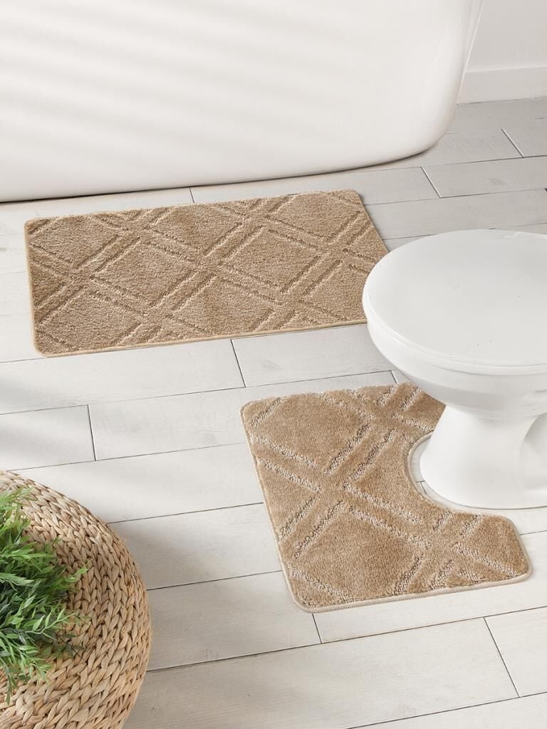 Banyo Paspası Silver Serenity U Tip 2’li Set 50x80 cm