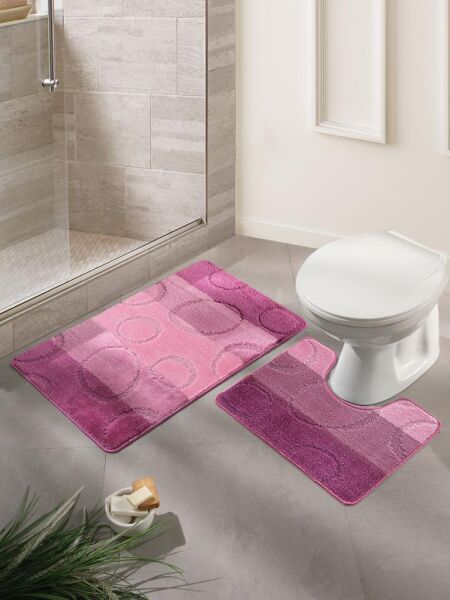Banyo Paspası Silver Balı U Tip 2’li Set