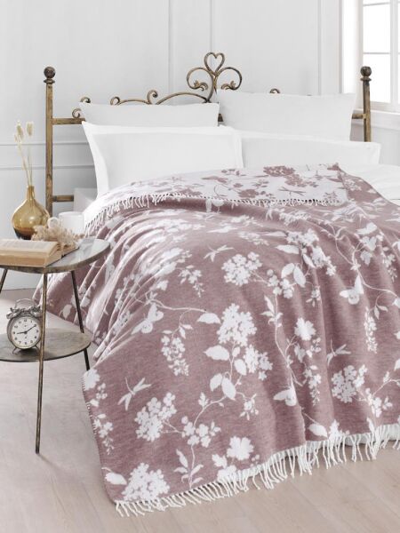 Pamuklu Tv Diz Battaniyesi Bahar