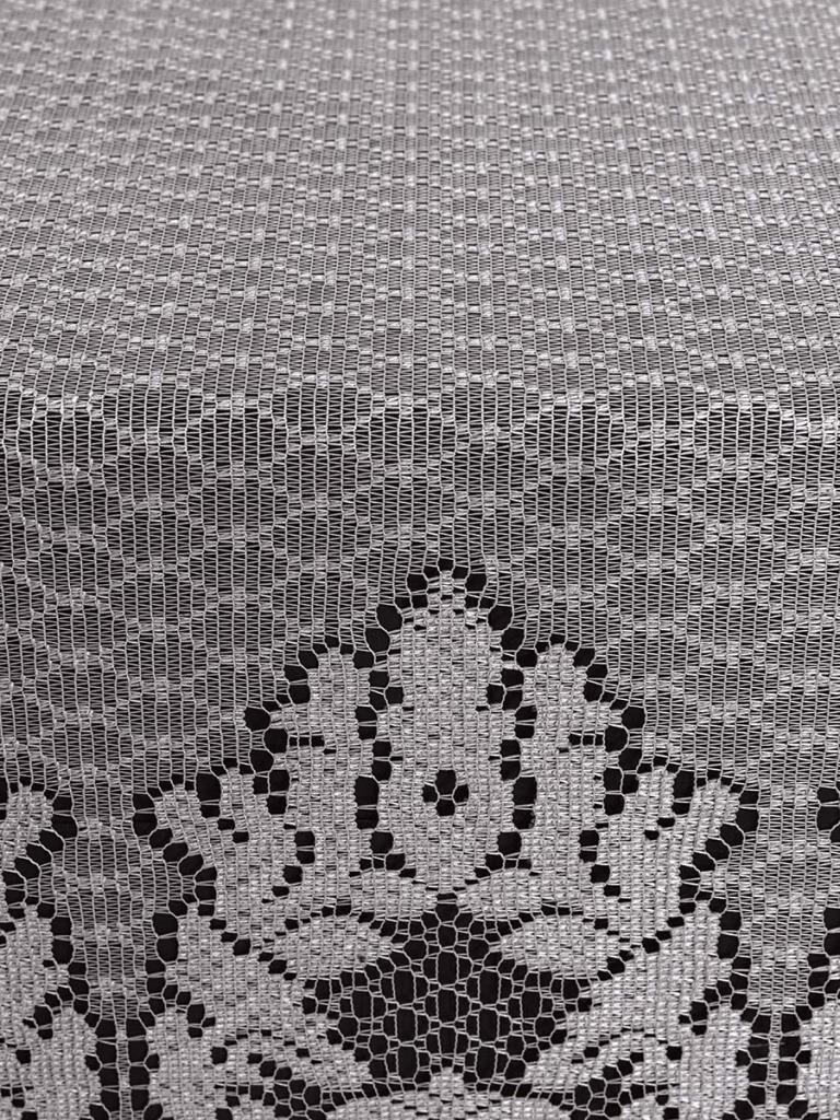 Masa Örtüsü Dantelli Marion Dörtgen Gri - 150 X 220