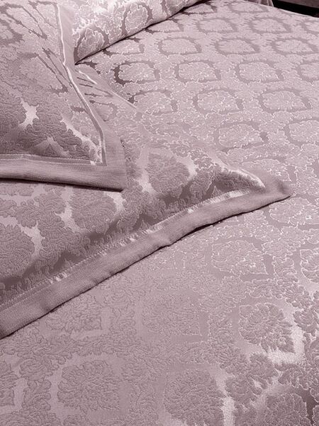 Shonıl Marvella Yatak Örtüsü Takımı  240x260 cm Pudra - 240 X 260