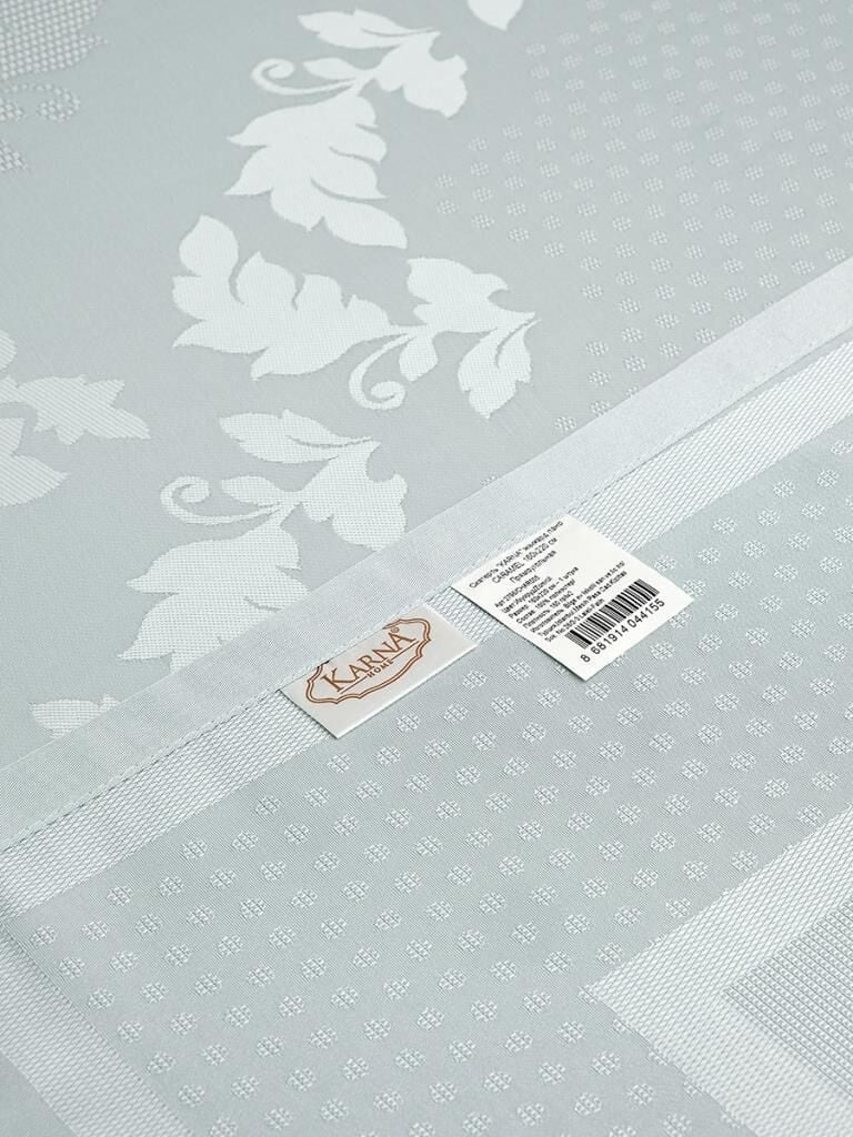 Pano Jakarlı Caramel Dikdörtgen Masa Örtüsü 160 X 220 - Zümrüt