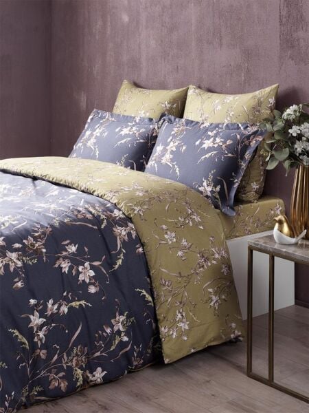 Nevresım Takımı Saten  Linen Serisi Terra 160X220
