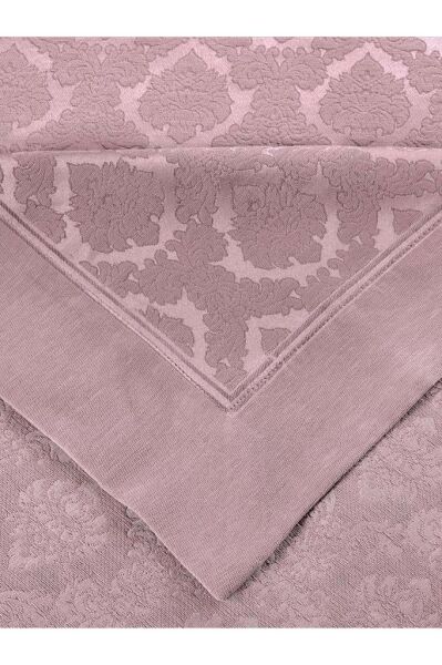 Çift Kişilik Yatak Örtüsü Marvella Şönil Pudra