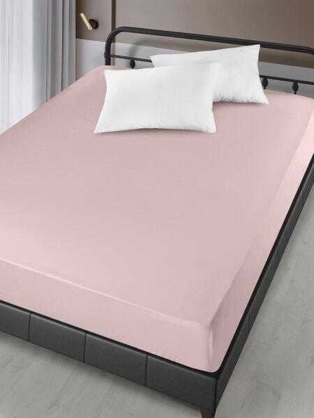 Çarşaf Pamuk Saten Karna Solid 160X200 + 30 cm Pudra - 160 X 200
