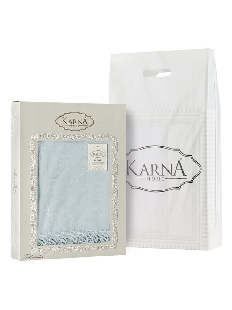 Şık Dikdörtgen Masa Örtüsü Su Yeşili