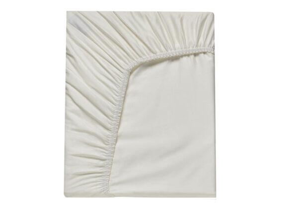 Loft Saten Lastikli Tek Çarşaf 160 X 200 - Ekru