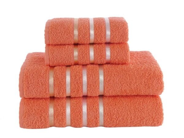 Banyo Havlu Seti 4 Lü Bale Premium - 70X140cm x2 / 50x90cm x2 Karışık - 70 X 140