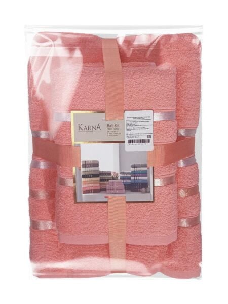 Banyo Havlu Seti 4 Lü Bale Premium - 70X140cm x2 / 50x90cm x2 Karışık - 70 X 140