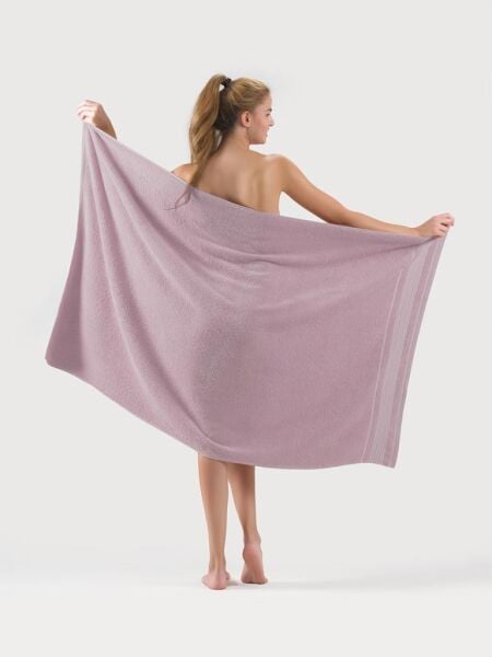 Cotton Ladin Banyo Havlusu 90x150 Mürdüm - 90 X 150