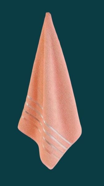 Banyo Havlu Seti 4 Lü Bale Premium - 70X140cm x2 / 50x90cm x2 70 X 140 - Somon