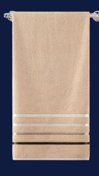 Banyo Havlu Seti 4 Lü Bale Premium - 70X140cm x2 / 50x90cm x2 Sütlü Kahve - 70 X 140