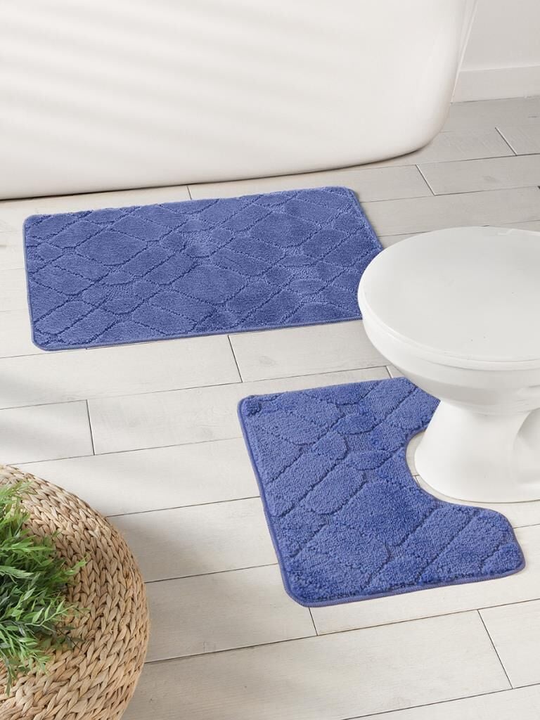 Banyo Paspası Silver Serenity U Tip 2’li Set 50x80 cm Asorti-10