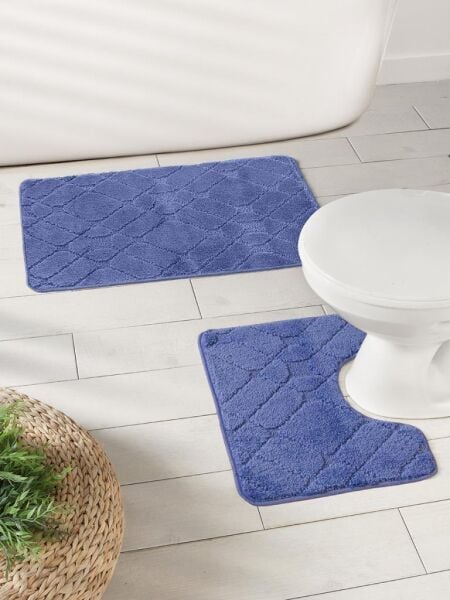 Banyo Paspası Silver Serenity U Tip 2’li Set 50x80 cm Asorti-10