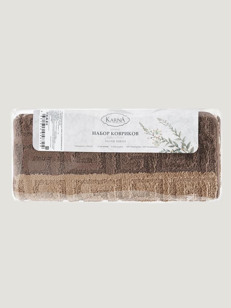 Banyo Paspası Silver Serenity U Tip 2’li Set 50x80 cm Asorti-6