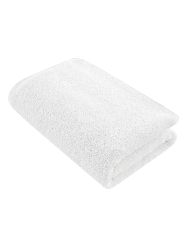 Beyaz Otel Tipi Tekli Pamuklu Havlu Fors