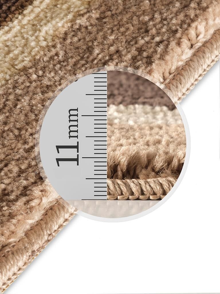 Banyo Paspası Silver Serenity U Tip 2’li Set 50x80 cm Asorti-1