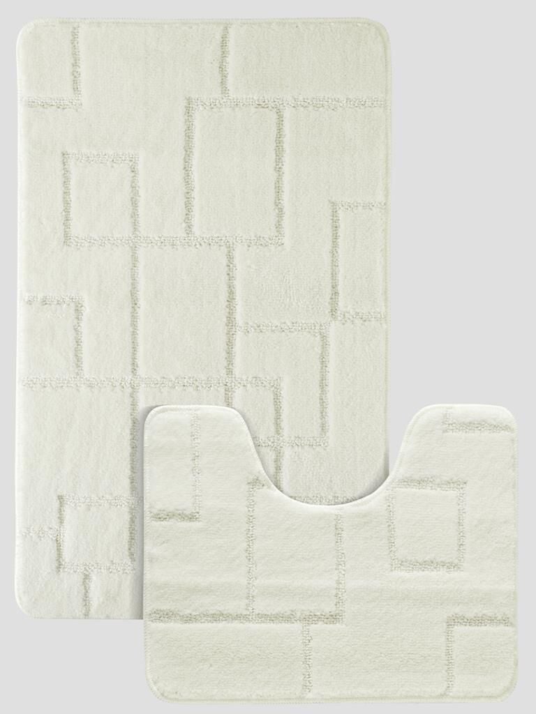 Banyo Paspası Silver Serenity U Tip 2’li Set 50x80 cm Asorti-7