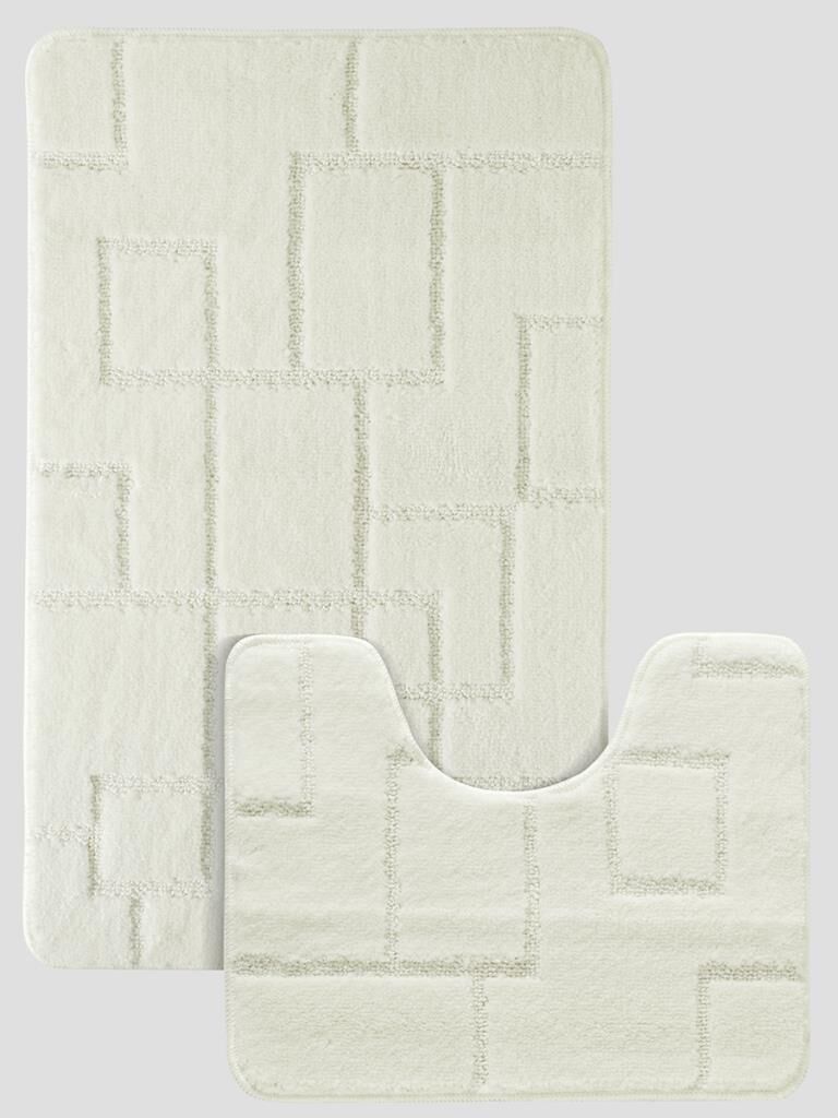 Banyo Paspası Silver Serenity U Tip 2’li Set 50x80 cm Asorti-7